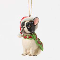 Christmas Dog Frenchie Ornament - Country N More Gifts