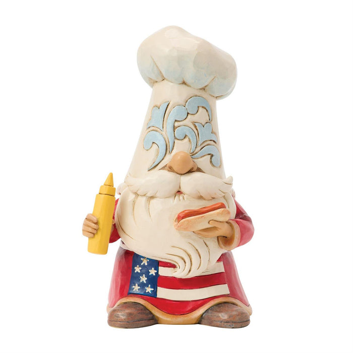 Grill Master - Patriotic Grilling Gnome Figurine