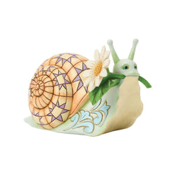 Snail with Daisy Flower Figurine - Country N More Gifts