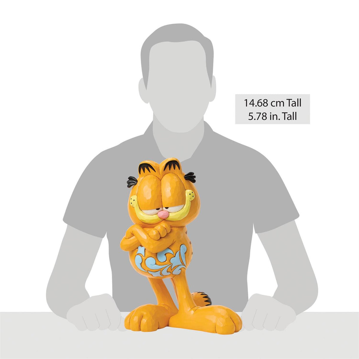 Garfield's confident attitude takes center stage in this piece, the design perfectly captures the iconic cat's larger-than-life ego