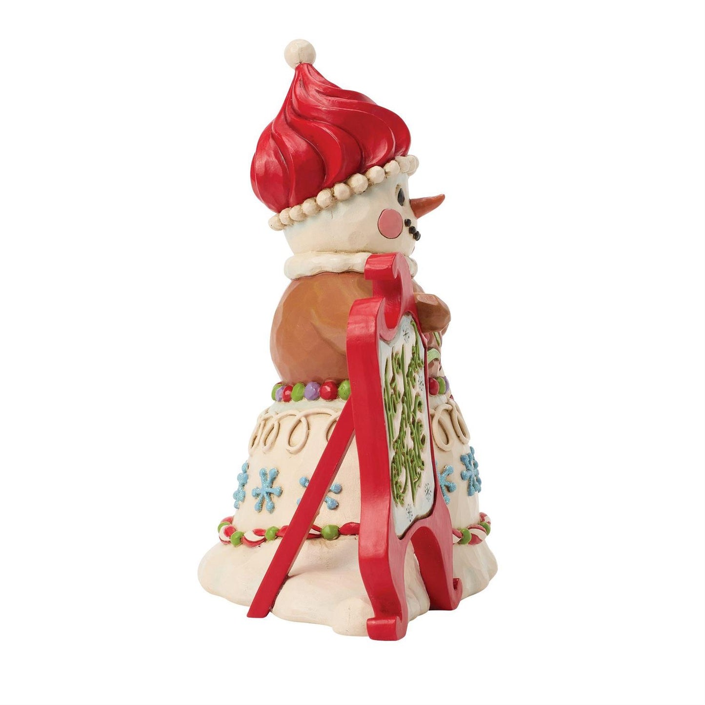 Time For a Sweet Treat - Gingerbread Snowman Sign Figurine - Country N More Gifts