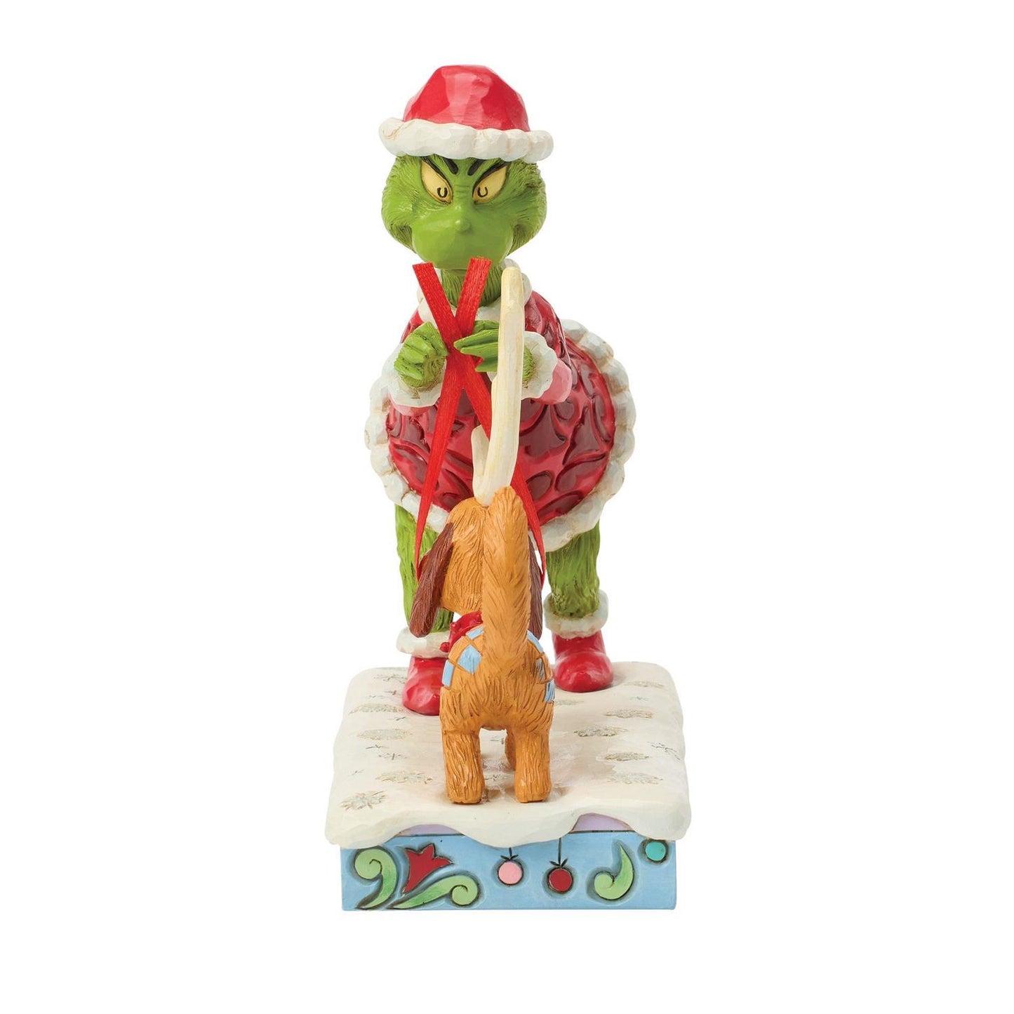Grinch Tying Antlers to Max Figurine - Country N More Gifts