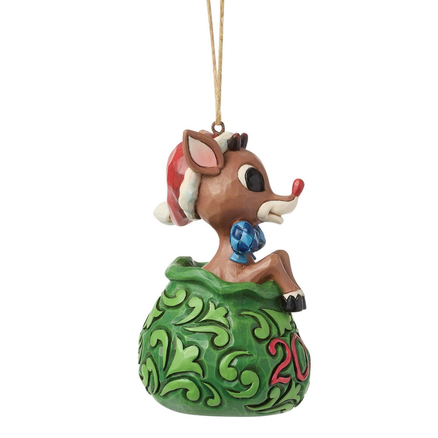 Dated 2026 Rudolph in Bag Hanging Ornament - Country N More Gifts