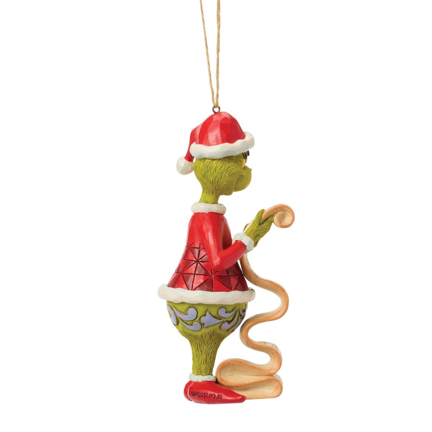 Grinch with List Ornament - Country N More Gifts