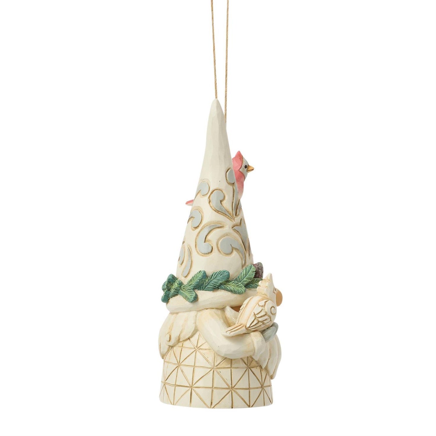 Woodland Gnome with Birdhouse Ornament - Country N More Gifts