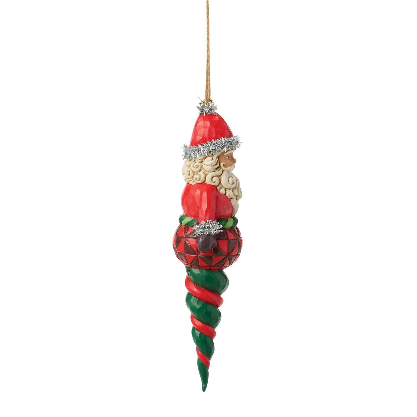 Santa Finial Shape Ornament - Country N More Gifts