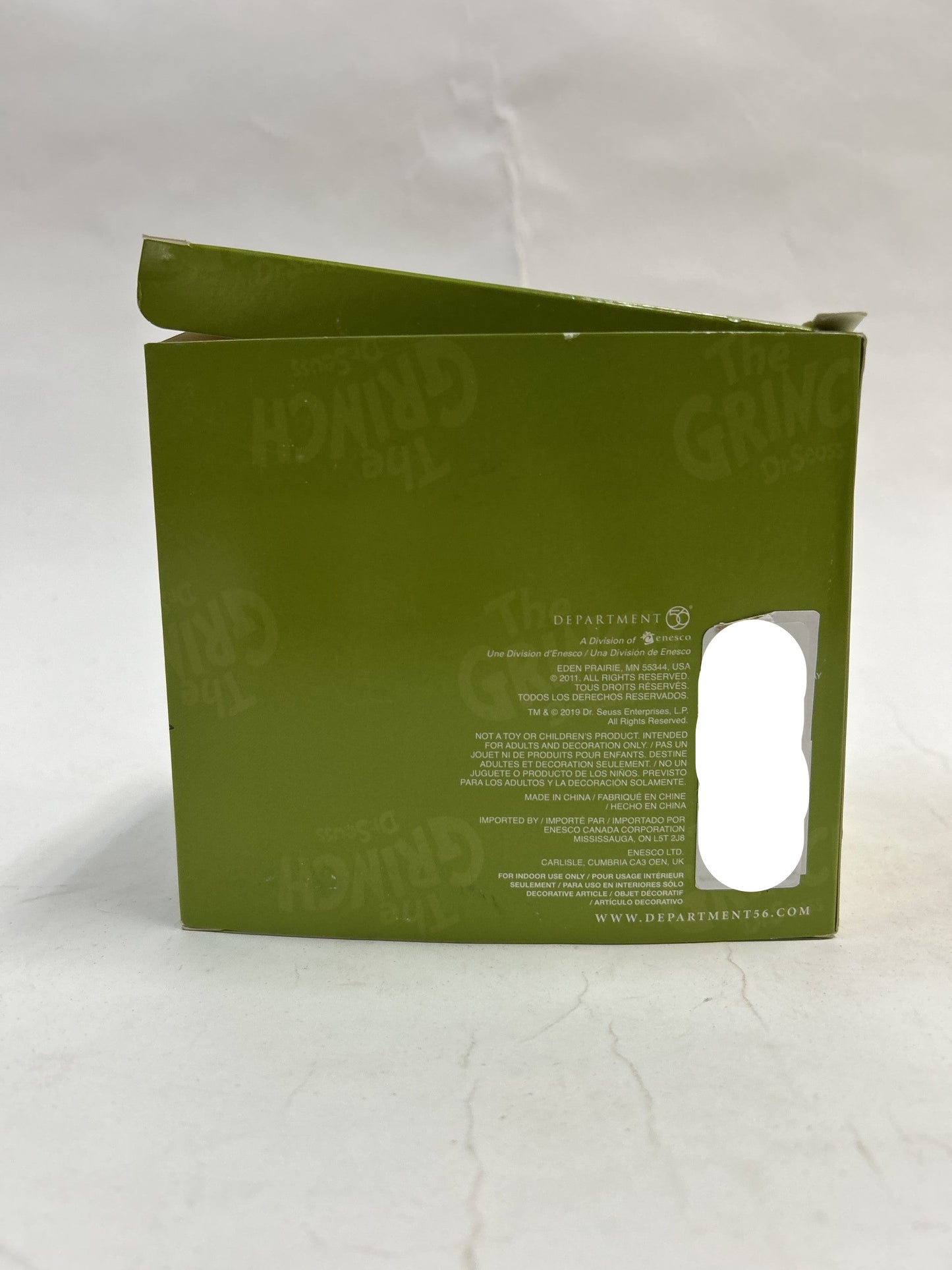 BOX DAMAGE - Grinch's Small Heart Grew Three Sizes - Country N More Gifts