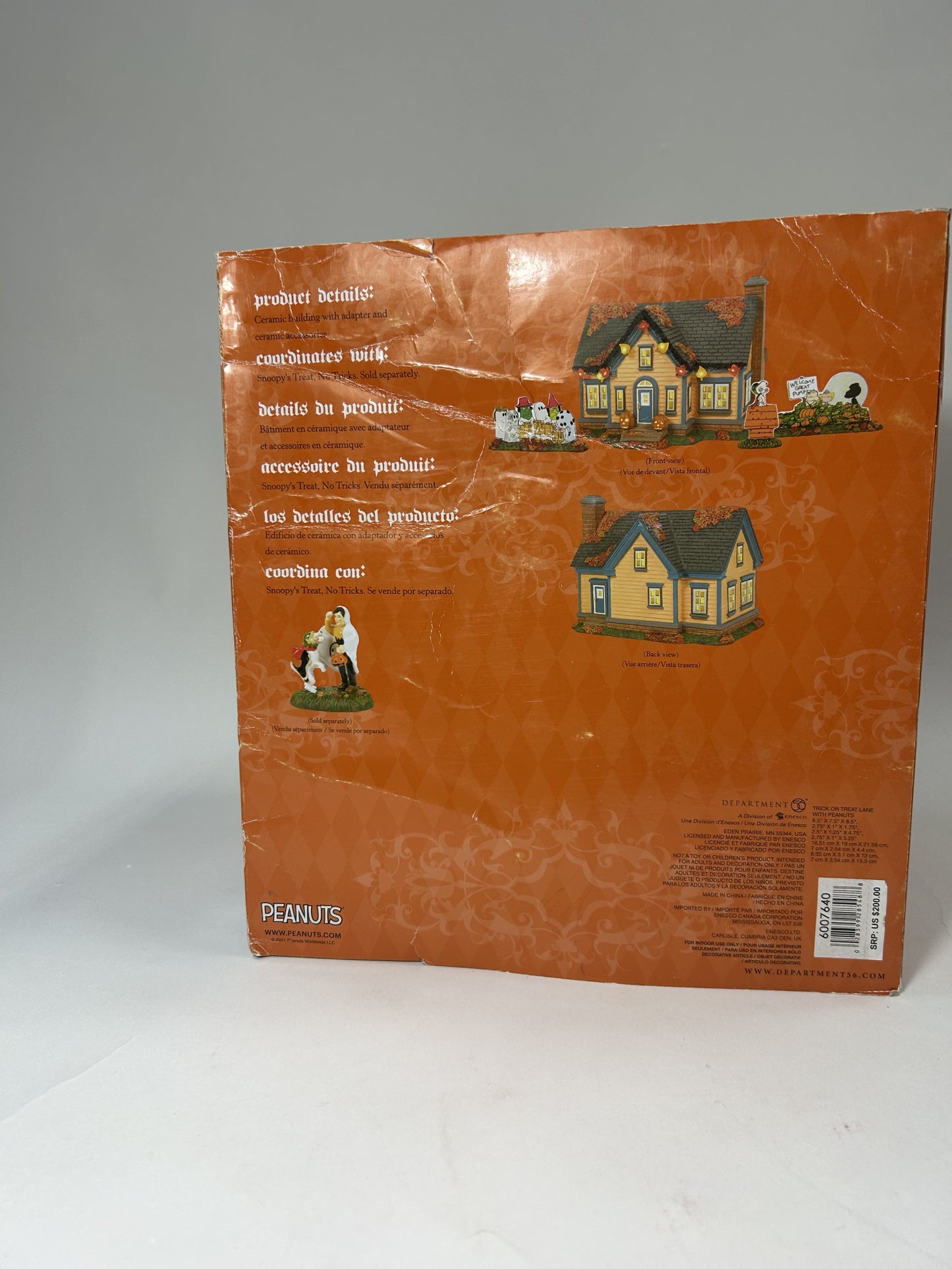 BOX DAMAGE - Trick or Treat Lane Peanuts - Country N More Gifts
