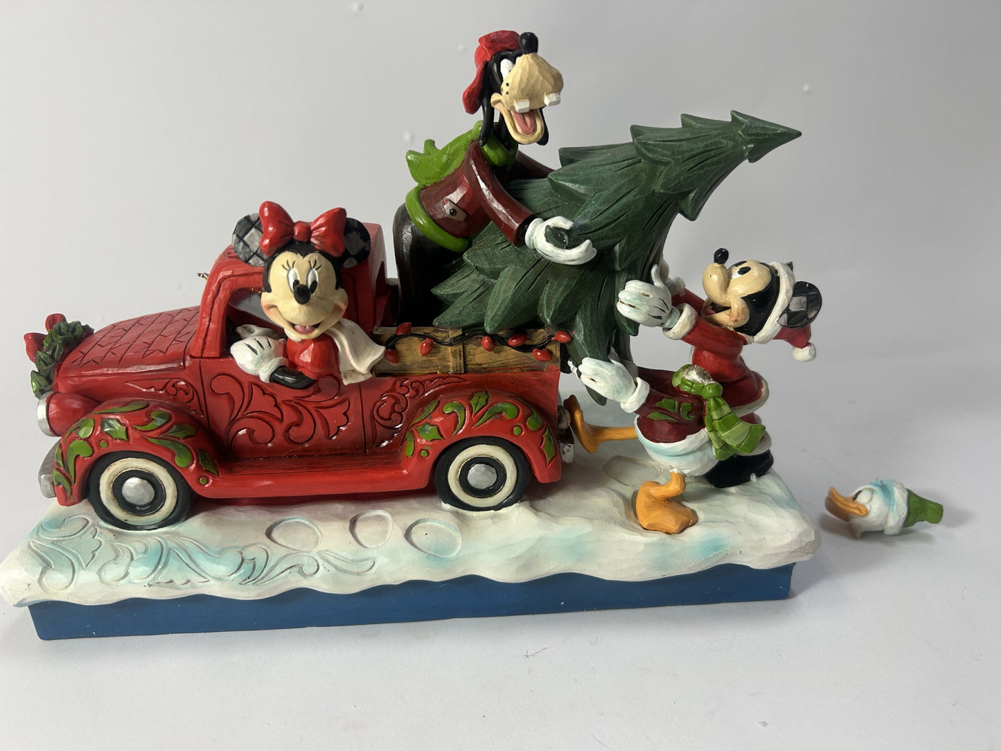 DAMAGED - Red Truck with Mickey and Friends - Country N More Gifts