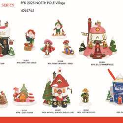 All New For 2025 North Pole Series Lit Buildings And Accessories - Country N More Gifts
