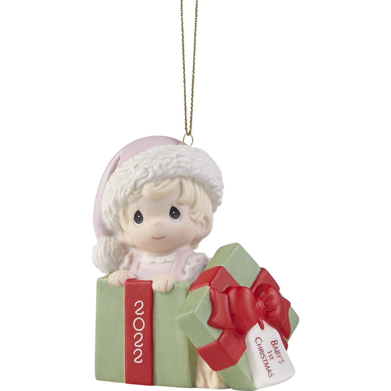 Baby's First Christmas 2022 Dated Girl Ornament - Country N More Gifts