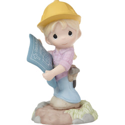 Trust In God's Plan Blonde Girl Figurine  - Country N More Gifts