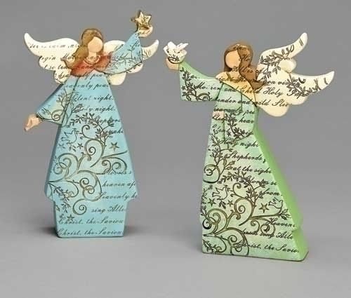 Star Angel Dove Wordscript 2 Piece Set - Country N More Gifts