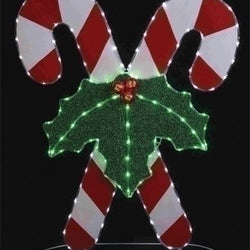 Candy Cane Yard Art  - Country N More Gifts