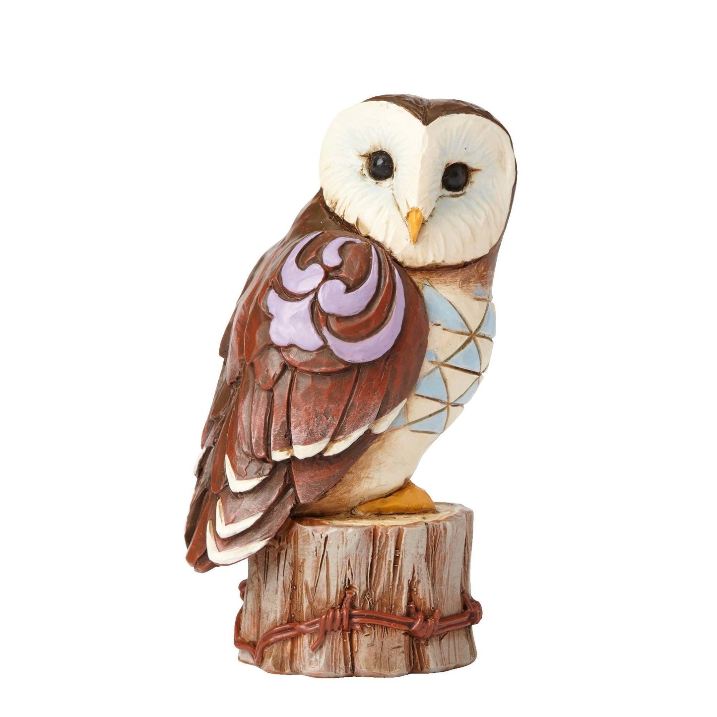Mini Owl on Tree Stump - Country N More Gifts