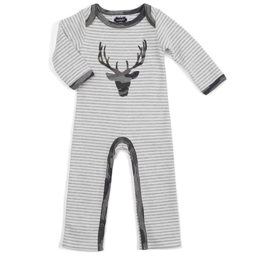 Camo Stag Boys One-Piece | Infant - 12 Months - Country N More Gifts