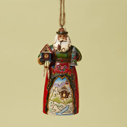 German Santa Ornament  - Country N More Gifts