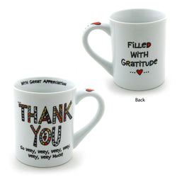 Cuppa Doodle Thank You Mug - CLEARANCE  - Country N More Gifts