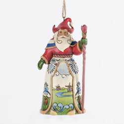 Dutch Santa Ornament  - Country N More Gifts