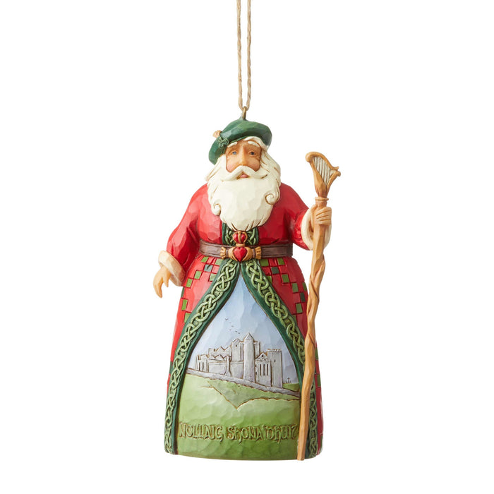 Irish Santa Hanging Ornament