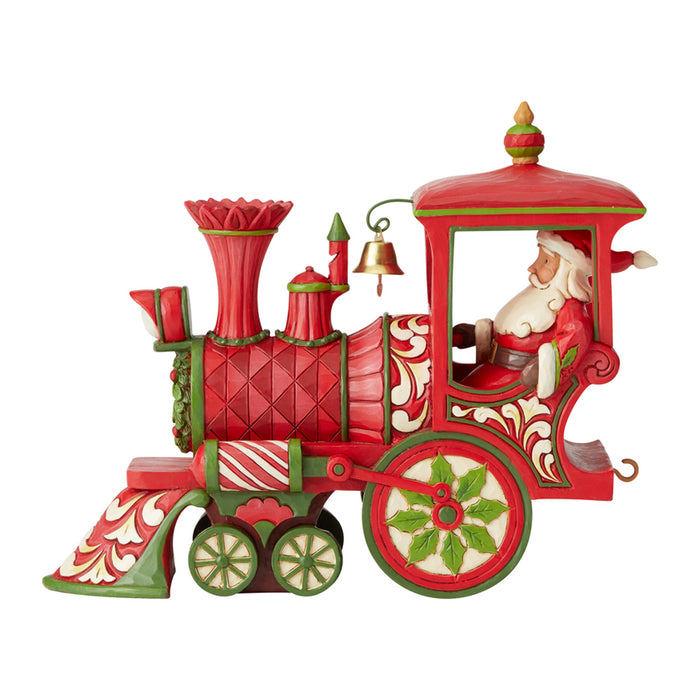 On Track For Good Tidings - Christmas Train Engine