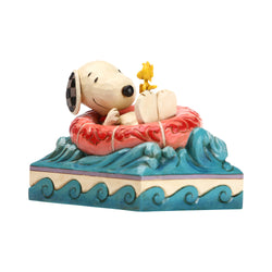 Float Away - Snoopy & Woodstock in Floatie  - Country N More Gifts