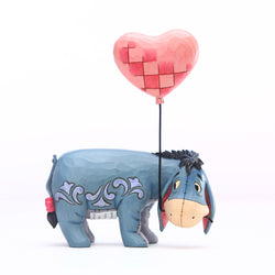 Love Floats - Eeyore with a Heart Balloon  - Country N More Gifts