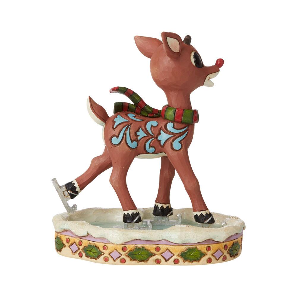 Rudolph Ice Skating - Country N More Gifts