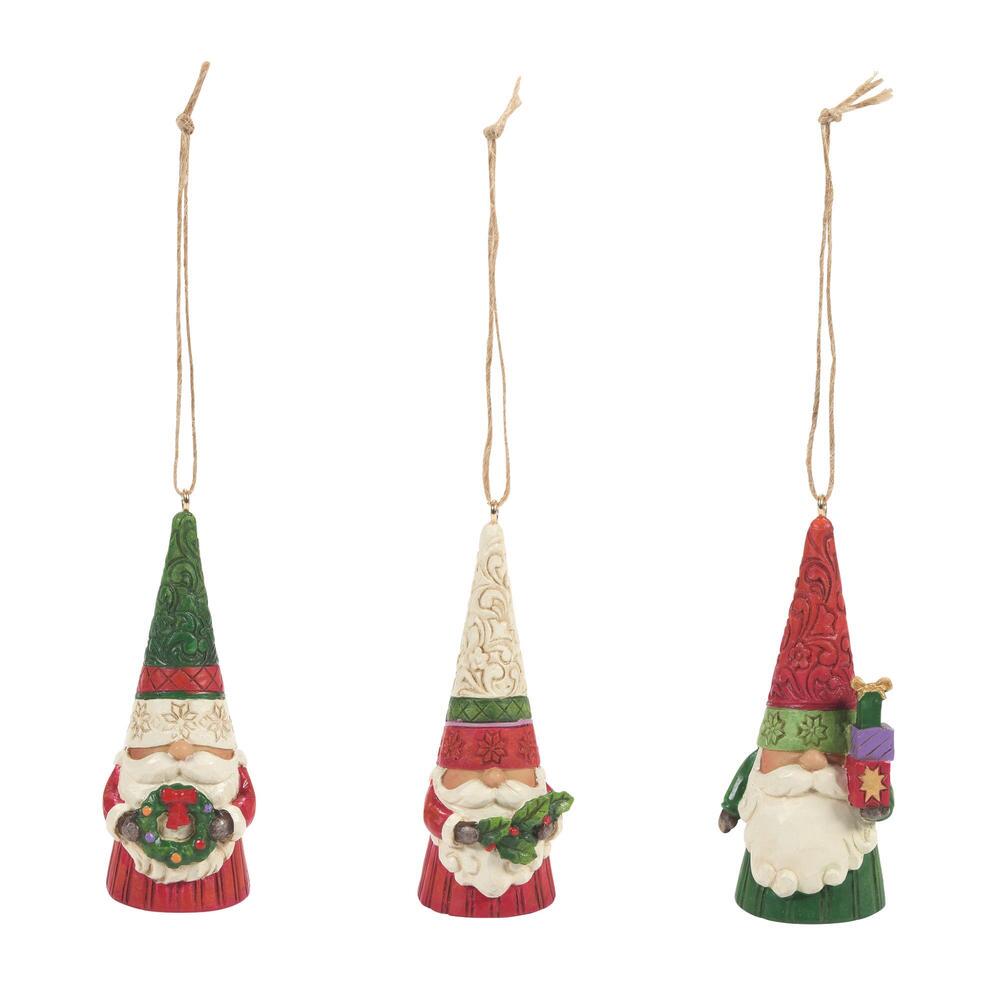 Christmas Gnomes 3 Pc Ornament Set - Country N More Gifts