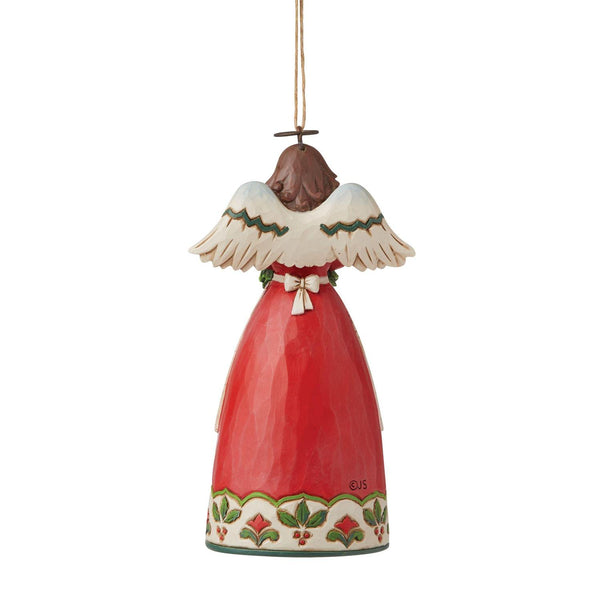 Christmas Floral Angel Ornament | CountryNMoreGifts.com - Country