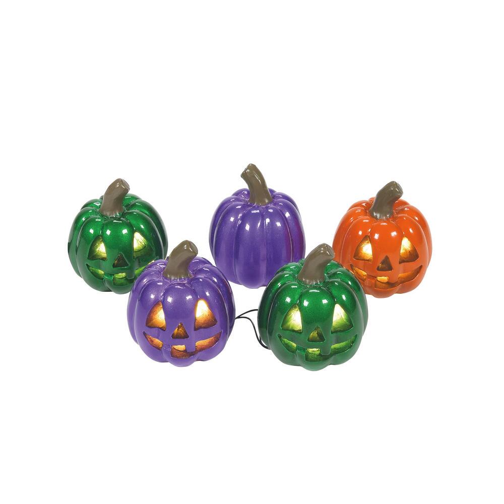 Lit Shiny Pumpkin String Light - Country N More Gifts