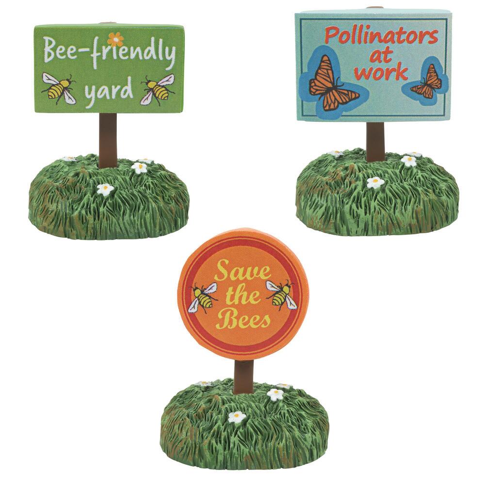 Bee Friendly Signs Set of 3 - Country N More Gifts