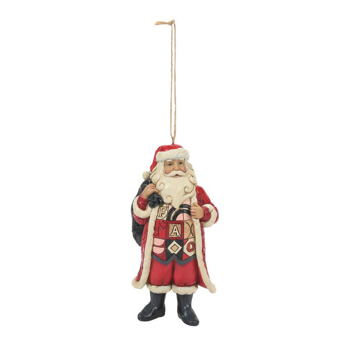 Santa with FAO Toy Bag Ornament