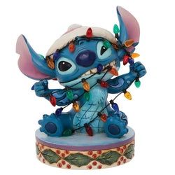 Stitch Wrapped in Christmas Lights  - Country N More Gifts