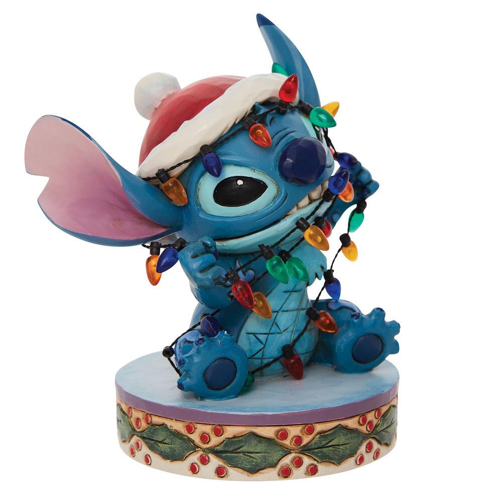 Stitch Wrapped in Christmas Lights - Country N More Gifts