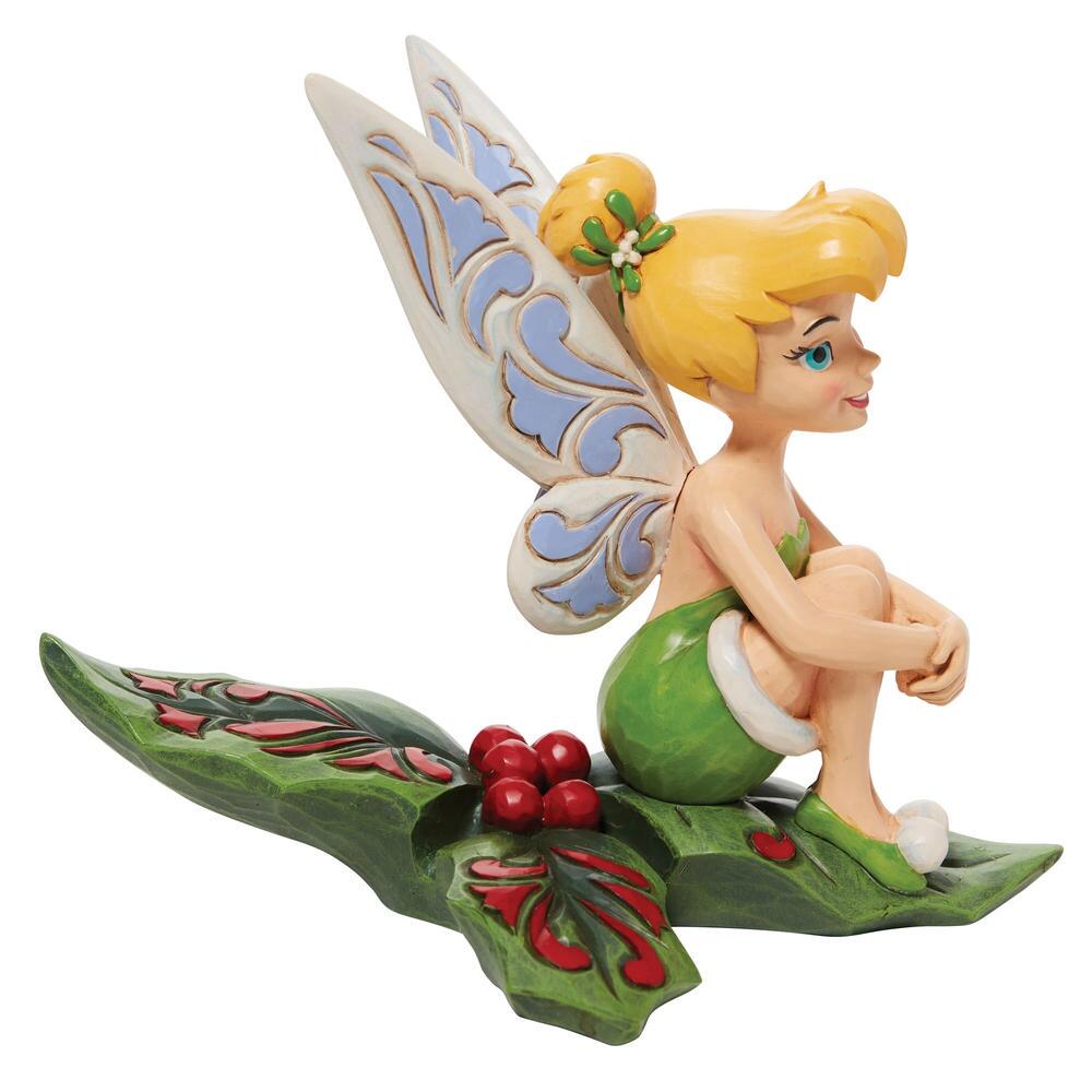BOX DAMAGE - Tinkerbell Sitting on Holly - Country N More Gifts
