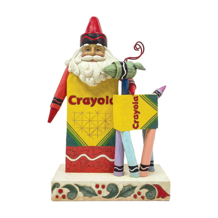 Hues of the Holiday - Crayola Santa with Reindeer