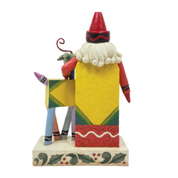 Hues of the Holiday - Crayola Santa with Reindeer  - Country N More Gifts