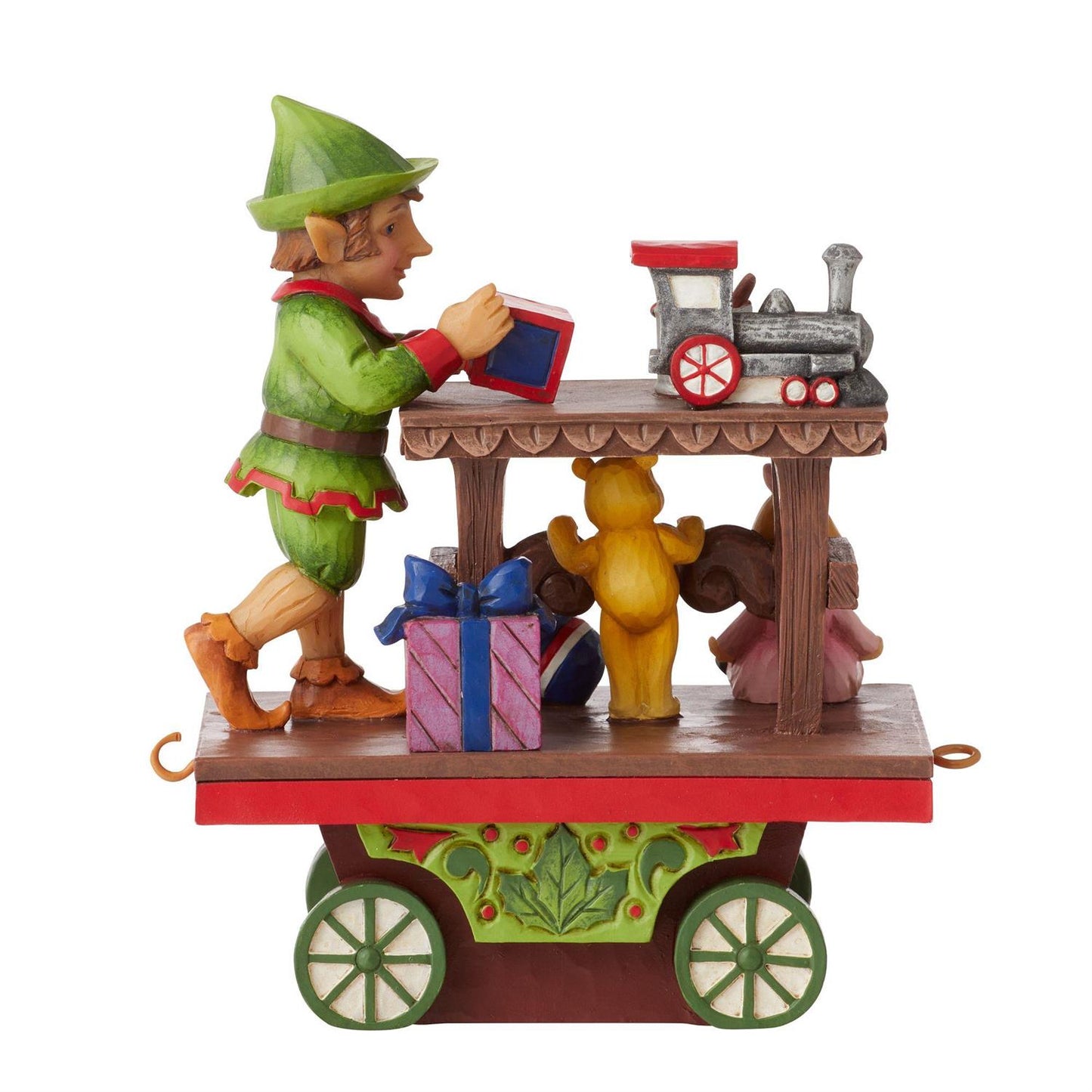 NO BOX - Traveling From Toyland - Elf with Toys Train Car - Country N More Gifts