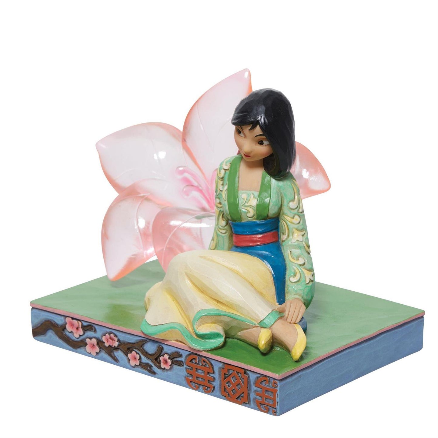 BOX DAMAGE - A Rare and Beautiful Bloom - Mulan Clear Resin Cherry Blossom - Country N More Gifts