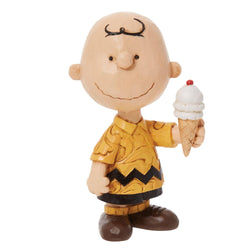 Mini Charlie Brown with Ice Cream  - Country N More Gifts