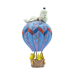 Reaching New Heights - Snoopy laying on Hot Air Balloon  - Country N More Gifts