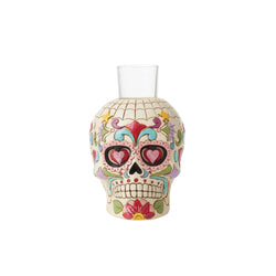 Day Of Dead Skull Candleholder Votive Holder  - Country N More Gifts