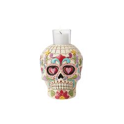 Day Of Dead Skull Candleholder Votive Holder  - Country N More Gifts