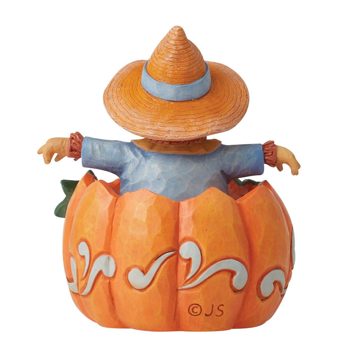 FBA - Pumpkin and Harvest Scarecrow Figurine - Country N More Gifts