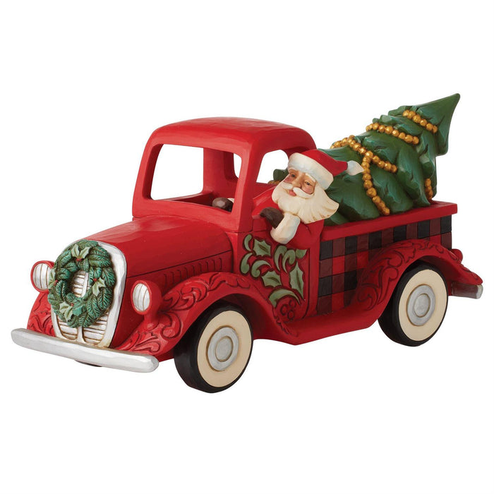 All Roads Lead Home for the Holidays - Santa in Truck
