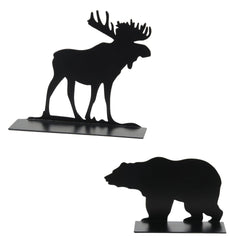 Wild Animal Silhouettes Set of 2  - Country N More Gifts