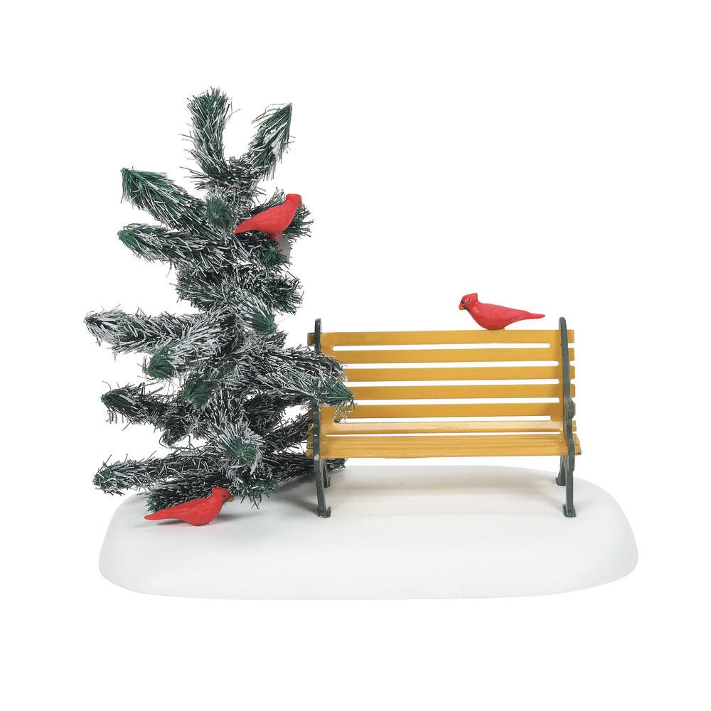 Cardinal Christmas Bench - Country N More Gifts