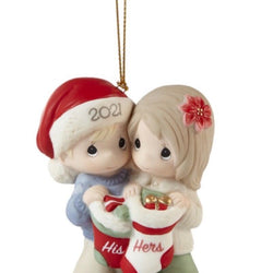 Our First Christmas Together 2021 Dated Couple Ornament  - Country N More Gifts