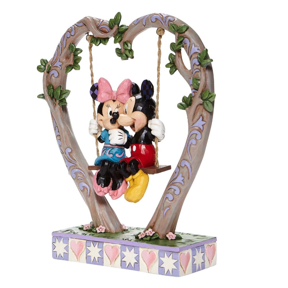 BOX DAMAGE - Mickey & Minnie on Swing - Country N More Gifts